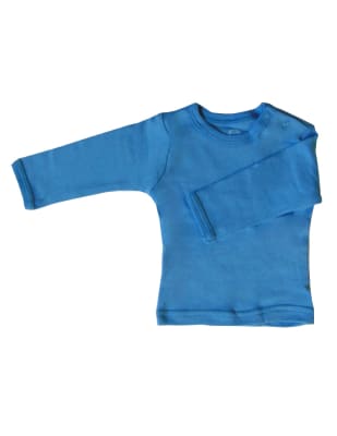 Camiseta lisa celeste1