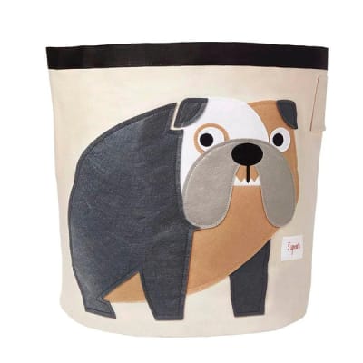 Canasto para juguetes Bulldog1