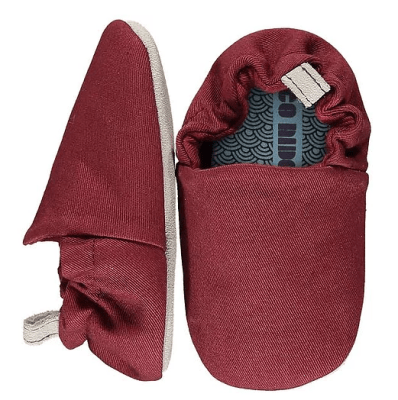 Mini Shoes/Mocs Brick Red1