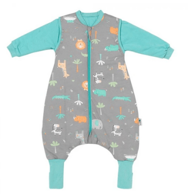 Saquito de dormir Safari manga larga con pies (12-18 meses)1