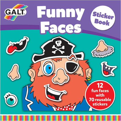 Libro de Stickers- Caras Divertidas1