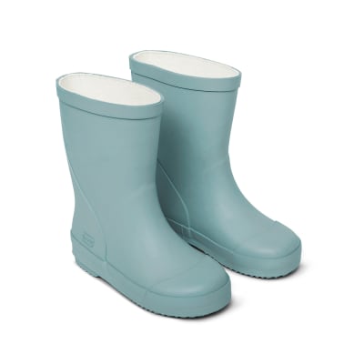 Botas de agua celeste1