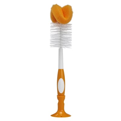 Cepillo limpieza mamadera naranja1