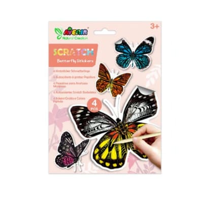 Stickers para raspar- Mariposas1