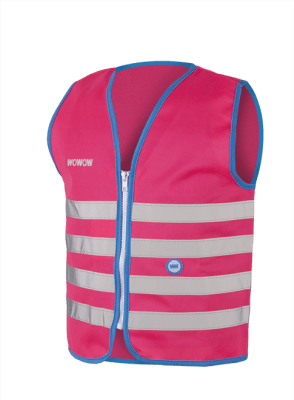 Chaleco reflectante fucsia