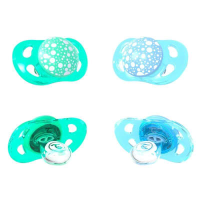 Chupetes azul/verde Twistshake1