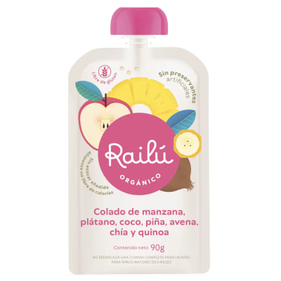 Colado de manzana, plátano, coco, piña, avena, chía & quinoa1