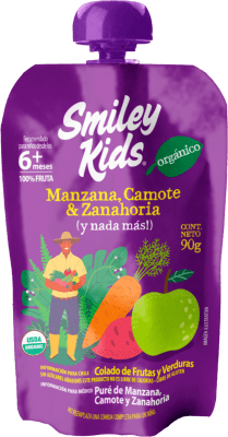 Compota orgánica Manzana, Camote & Zanahoria1