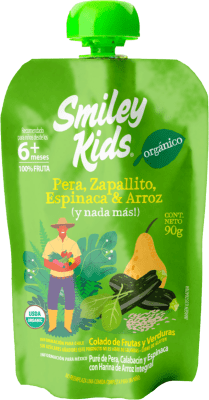 Compota Pera, Zapallito, Espinaca & Arroz1