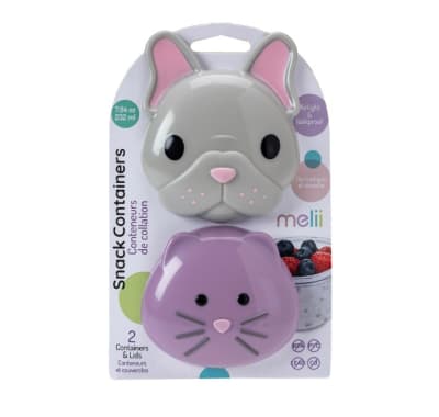Contenedores para snacks Perro & Gato