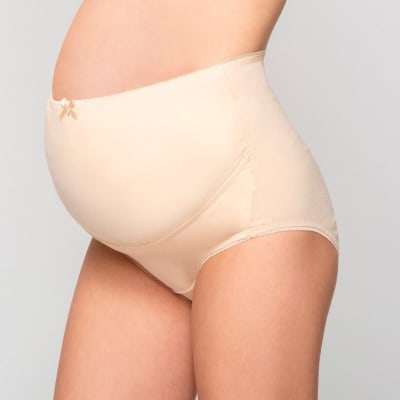 Cuadro cotton spandex maternal beige1