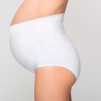 Cuadro cotton spandex maternal blanco