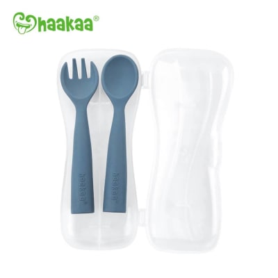 Set de cubiertos flexibles azul1