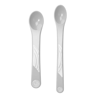 Set cucharas rectas gris