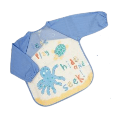 Babero con mangas Pulpo1