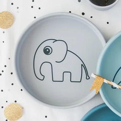 Plato silicona Elphee gris1