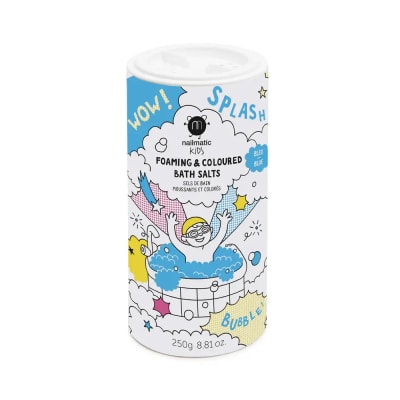 Espuma de baño azul1