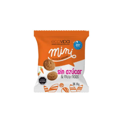 Galleta Mini Zanahoria sin azúcar
