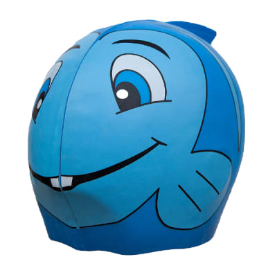 Gorro de natación azul1