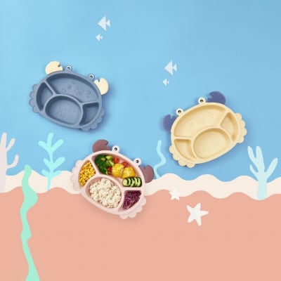 Set plato+cubiertos Cangrejo1