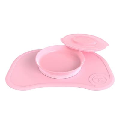 Set Individual Clickmat+ Plato rosado1