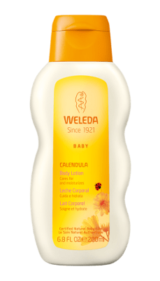 Leche corporal de caléndula