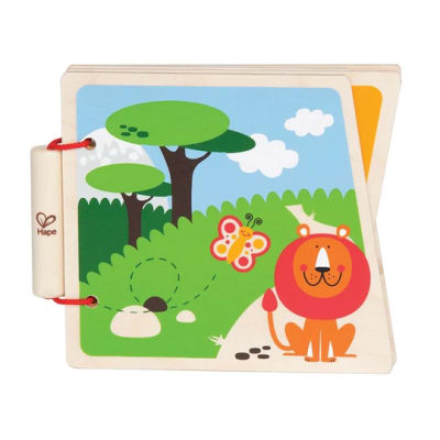 Set 6 libros de madera Zoo2