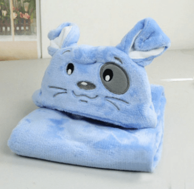 Manta con capucha Perro1