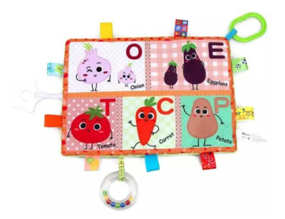 Manta sensorial diseño verduras1