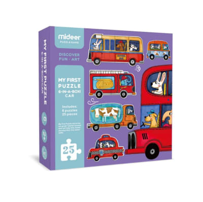 Mi primer puzzle progresivo Vehículos1