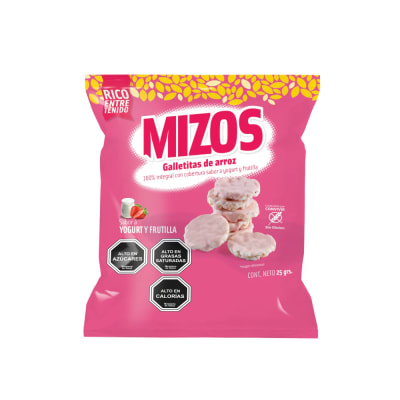 Galletas de arroz Yogurt Frutilla (25 gramos)1