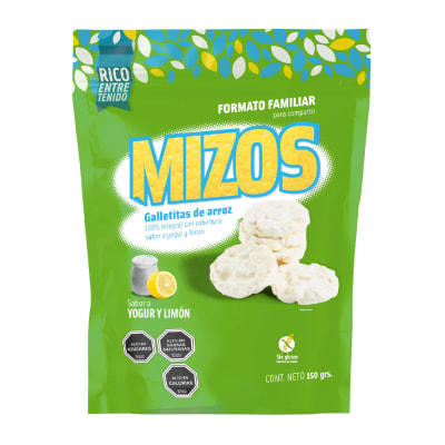 Galletas de arroz Yogurt Limón (150 gramos)1