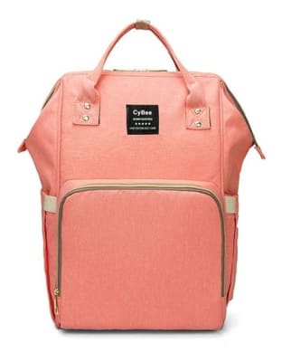 Mochila maternal durazno1