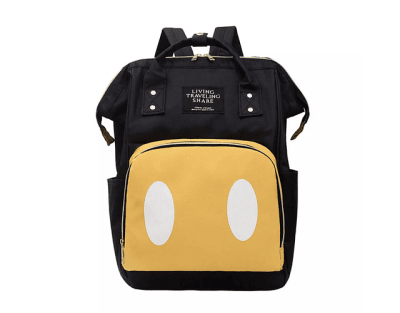 Mochila maternal Mickey Mouse amarilla1
