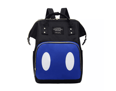Mochila maternal Mickey Mouse azul1