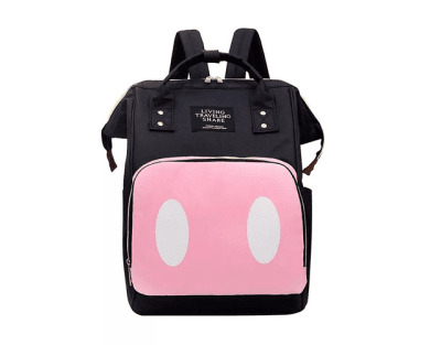 Mochila maternal Minnie Mouse rosada1