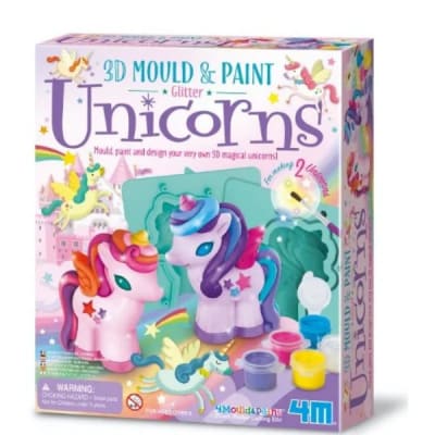 Moldea & Pinta Unicornios 4M1