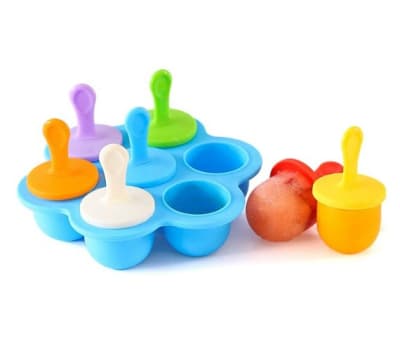 Molde de silicona para helados azul1