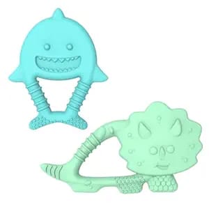 Mordedores de silicona Dino-Tiburón1