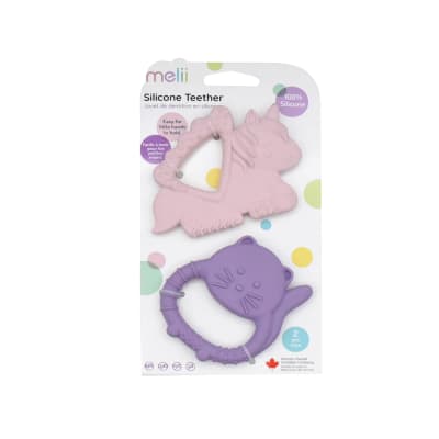 Mordedores de silicona Unicornio-Gato1