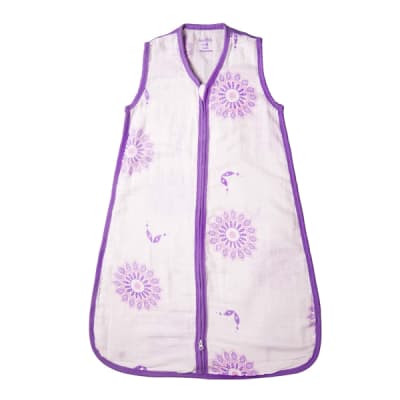 Saco para dormir muselina morado1