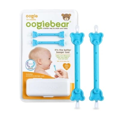 Limpiador de nariz y oídos con caja Oogiebear1