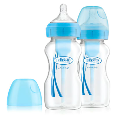 Pack 2 Mamaderas Boca Ancha Options+ (270 mililitros)1