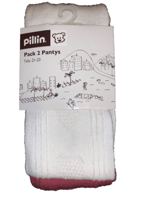 Pack 2 panties (blanco/burdeo)1