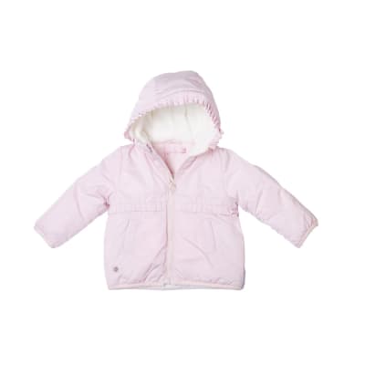 Parka rosada impermeable1