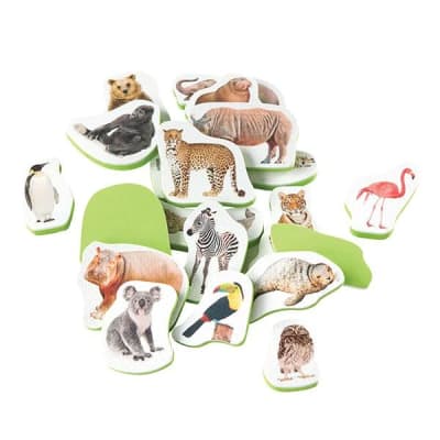 Animales salvajes- Pegotines para la bañera1