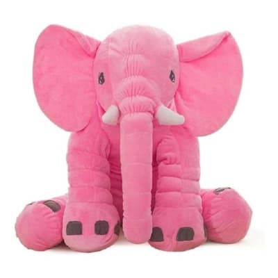 Peluche de apego Elefante rosa1
