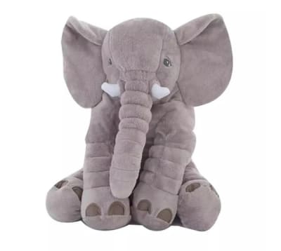 Peluche de apego Elefante gris1
