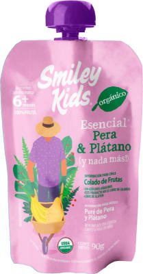 Compota orgánica Pera & Plátano1