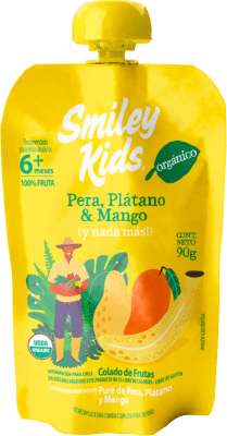 Compota orgánica Pera, Plátano & Mango1